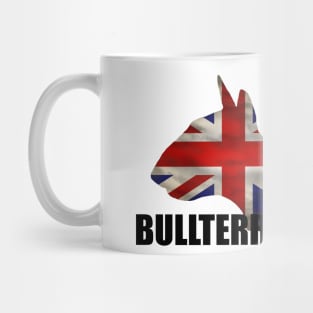 BULL TERRIER - GB flag Mug